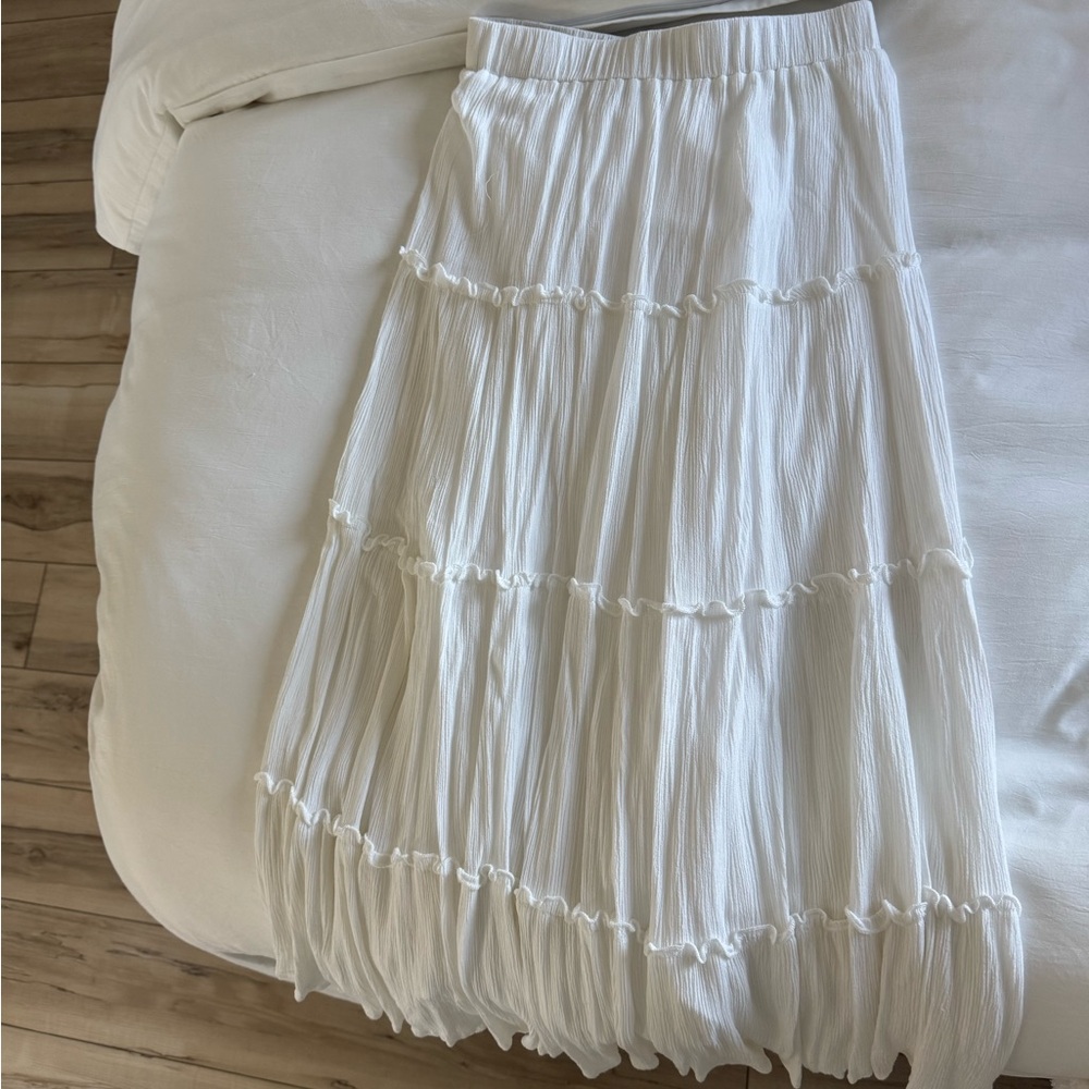 Princess Polly Miriah Maxi Skirt White Petite